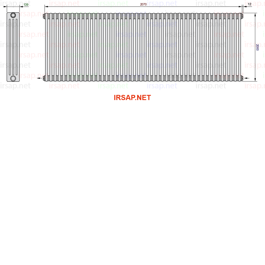 Радиатор IRSAP Tesi 42000/46 T08 CL 01